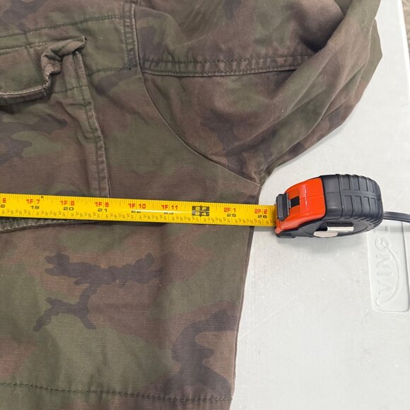 American Eagle Outfitters Camo Utility Hooded Full Zip Jacket Coat Mens Large - Picture 8 of 9